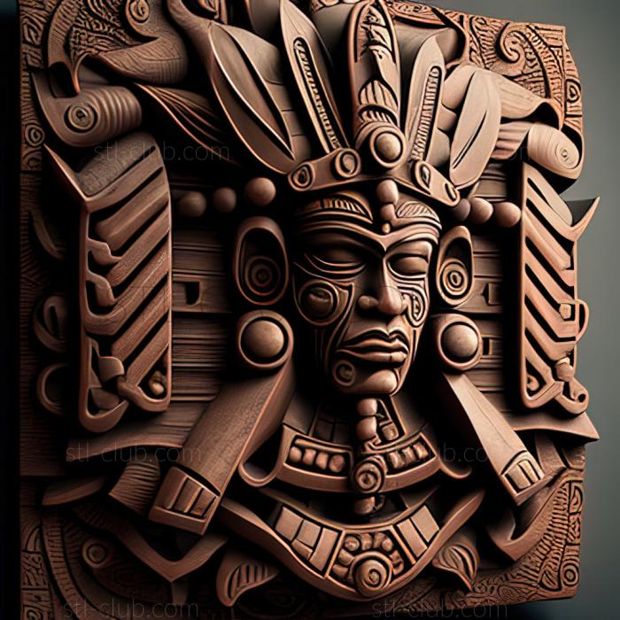 3D model st aztec (STL)